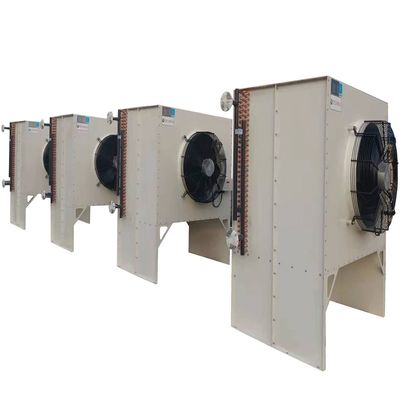Side Blowing Plate Type Low Power Industrial Dry Cooler Menghemat Energi Dengan EC Fan