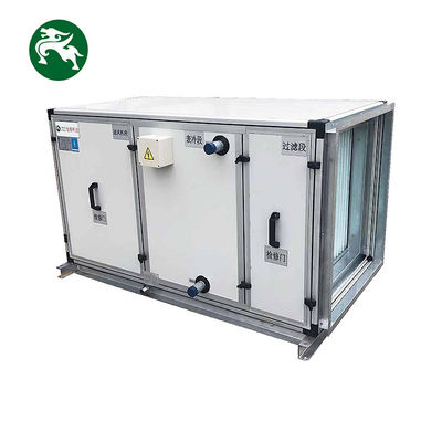 Air Dingin Udara Tawar AHU 1000-3000CMH Air Handling Unit Desain Disesuaikan Untuk Hotel