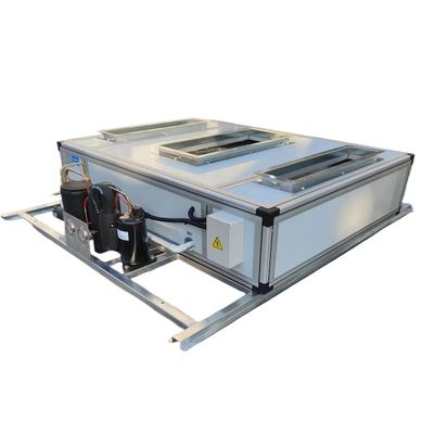 1-5HP Super Slim Ceiling Hanging Air Cooling DX Air Handling Unit Pembersihan Udara HVAC Untuk Industri