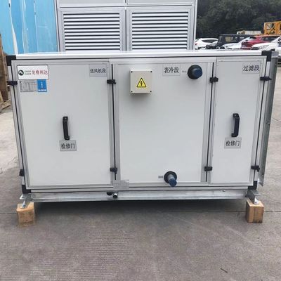 Air Dingin Udara Tawar AHU 1000-3000CMH Air Handling Unit Desain Disesuaikan Untuk Hotel
