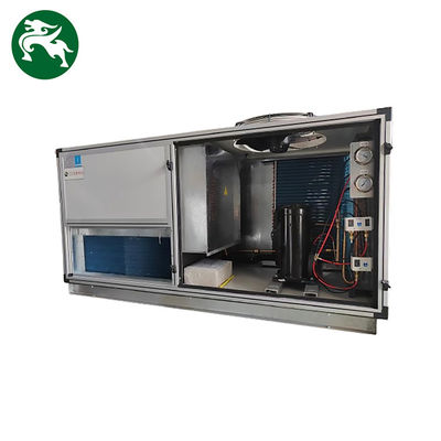 Unit atap 5-10HP lantai berdiri komersial pendingin kumparan penghematan energi AC