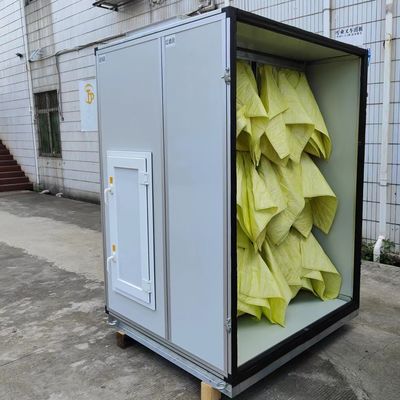 16500CMH Air Dingin Suhu Konstan Dan Kelembaban Unit Pengolahan Udara Pembersihan Udara HVAC