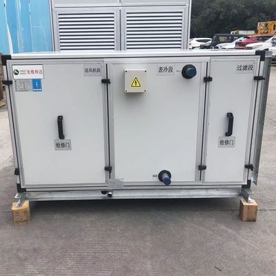 Gedung Kantor Unit Pengolahan Udara Berkinerja Tinggi Dengan Sistem Pembersihan Udara Coil Pendingin HVAC