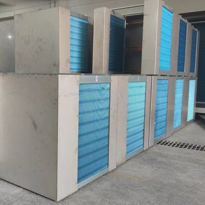 2300CMH Wrap Around Heat Pipe Bentuk U dengan Panas dan Pendingin Coil Air HVAC Panas Exchanger