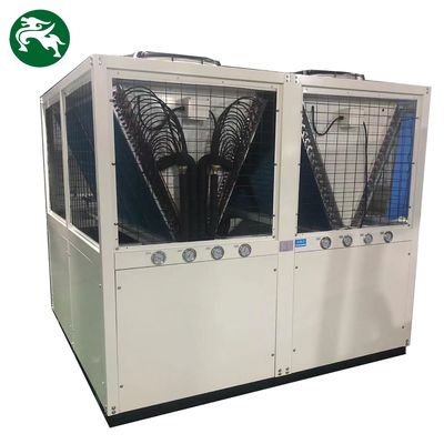 Outdoor Low Static Pressure Air Cooled Unit Dengan Unit AHU Pemulihan Panas