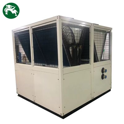 Outdoor Low Static Pressure Air Cooled Unit Dengan Unit AHU Pemulihan Panas