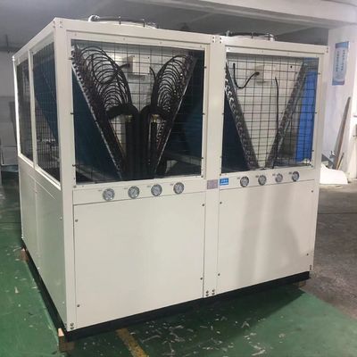Outdoor Low Static Pressure Air Cooled Unit Dengan Unit AHU Pemulihan Panas