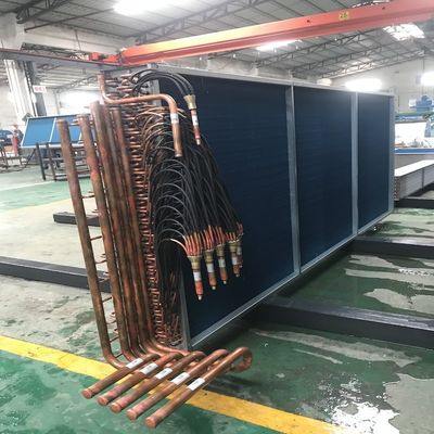 Non-Standard Pembuangan Panas Air Cooler Evaporator stainless steel Untuk DX AHU