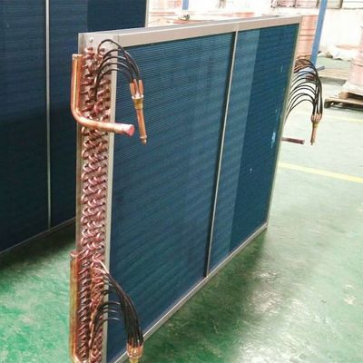 Non-Standard Pembuangan Panas Air Cooler Evaporator stainless steel Untuk DX AHU