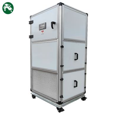 Unit Pengolahan Udara Bersih yang Dikeringkan Air Kecil Dengan Roda Untuk Pergerakan Mudah