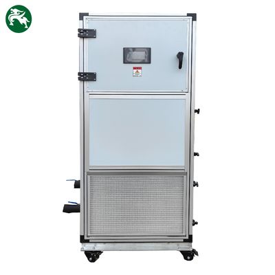 Unit Pengolahan Udara Bersih yang Dikeringkan Air Kecil Dengan Roda Untuk Pergerakan Mudah