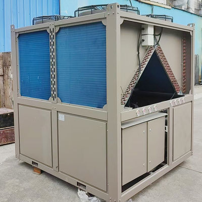 Natural Cooling Chiller Disesuaikan Energy Saving Air Cooled Screw Chiller Dual Purpose Peralatan Pendingin