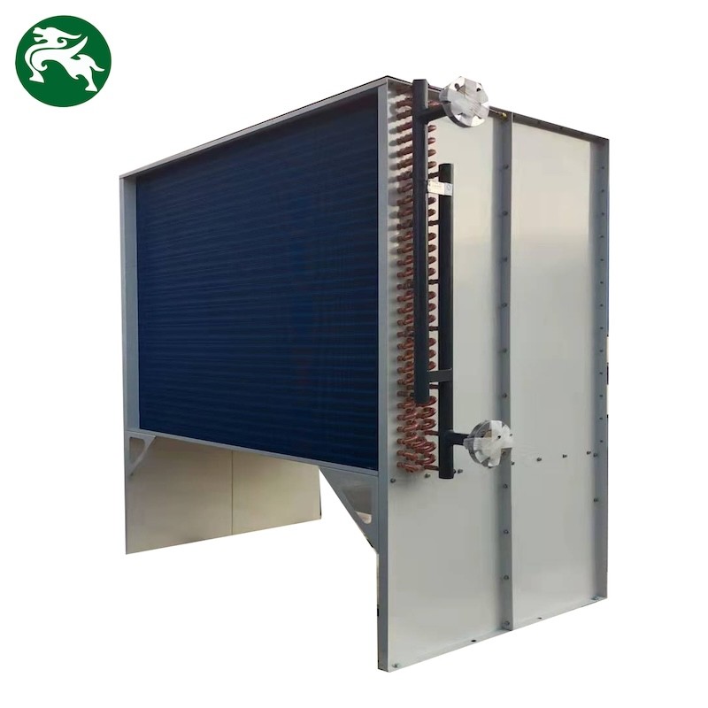 Side Blowing Plate Type Low Power Industrial Dry Cooler Menghemat Energi Dengan EC Fan