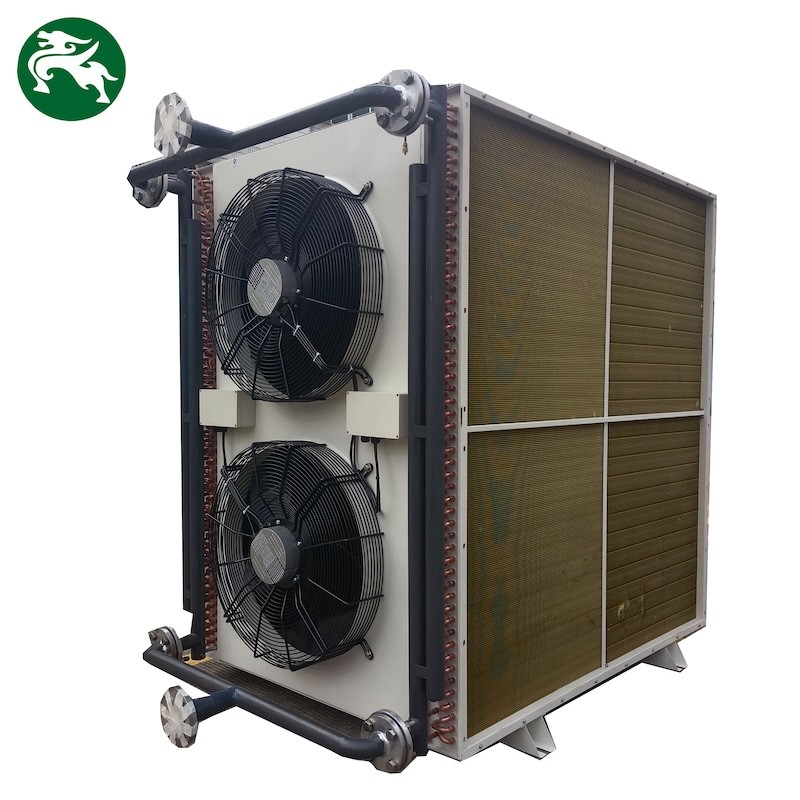 Efisiensi Pembuangan Panas Vertikal Dry Cooler HVAC Dengan Fan Desain Khusus Untuk Penggunaan Di Pantai