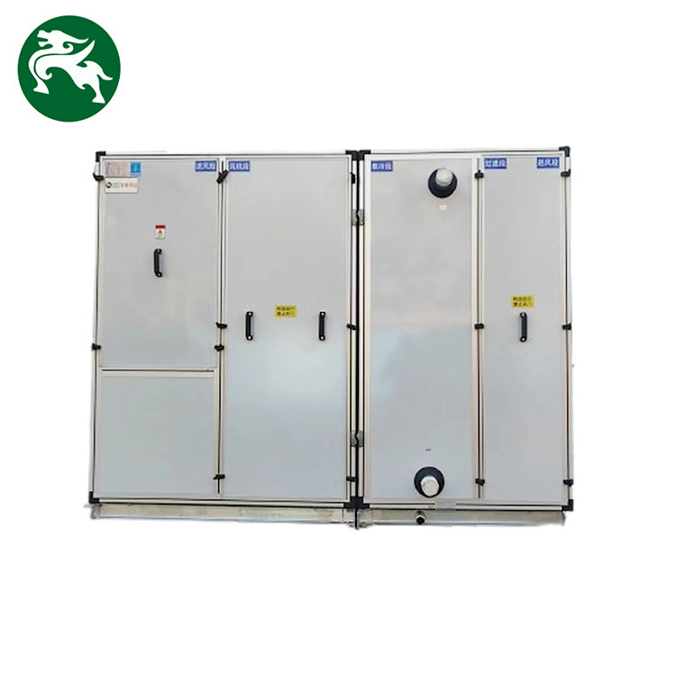 Low Noise Air Handling Unit High EER Cooling And Heating HVAC Vertical Installation Untuk Kesehatan