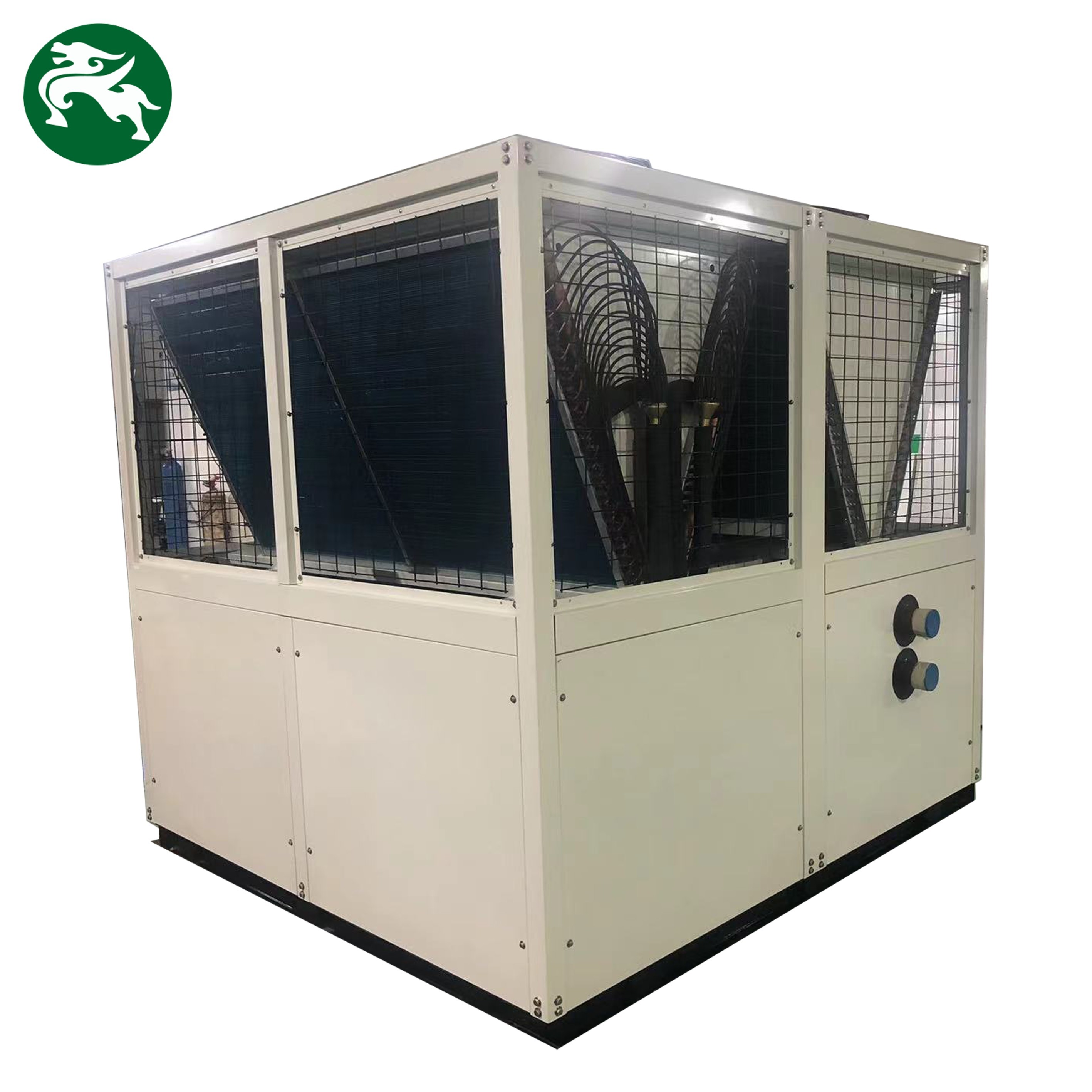Outdoor Low Static Pressure Air Cooled Unit Dengan Unit AHU Pemulihan Panas