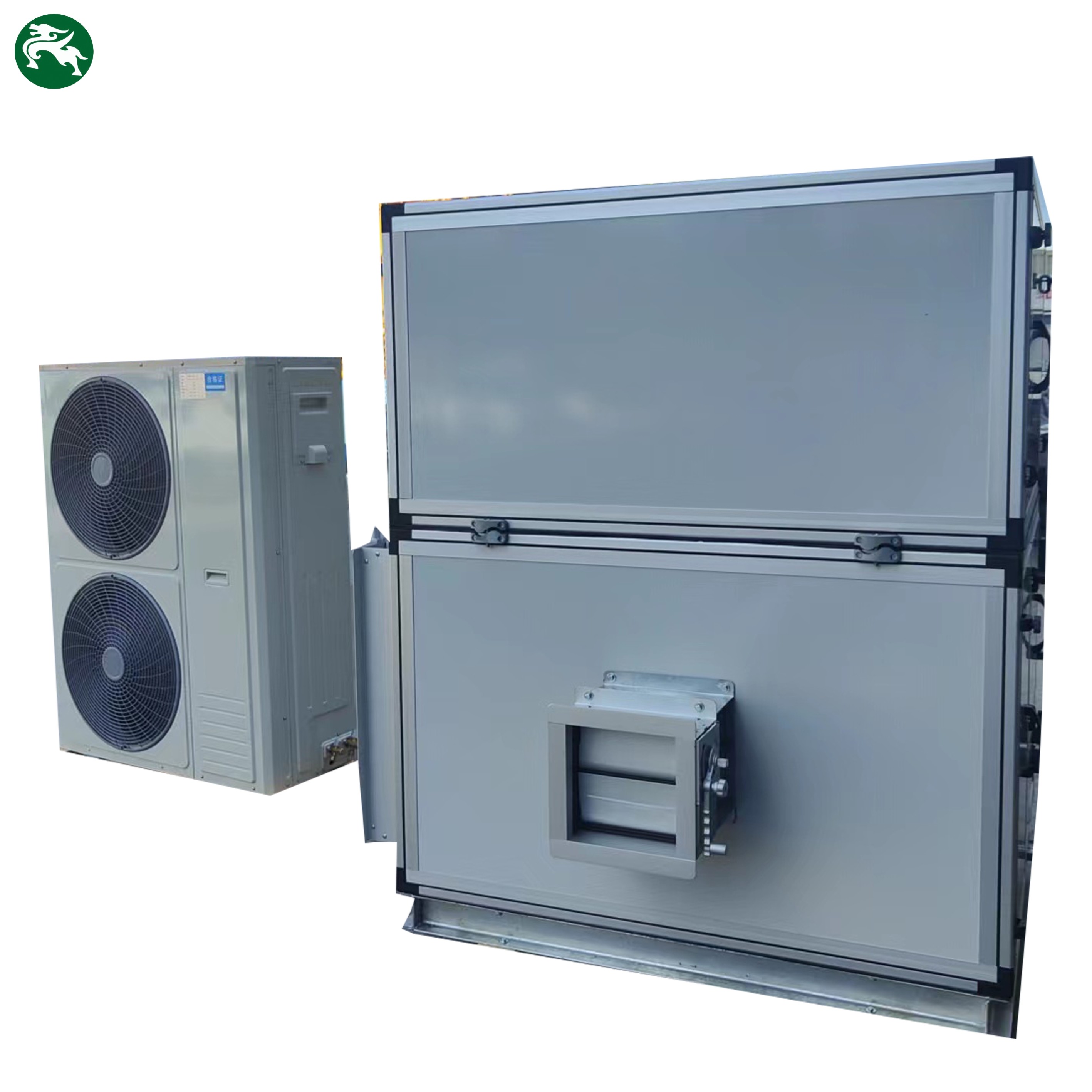 Vertikal DX Coil Modular AHU Air Handler System untuk pendinginan di pabrik kimia